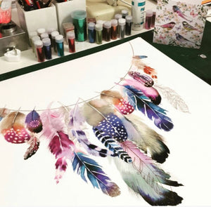 Feather Garland Print - Limited Edition