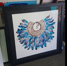 Load image into Gallery viewer, Azure Feathers Print - Limited Edition