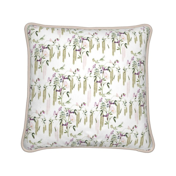 Floral Zebras Silk Cushion