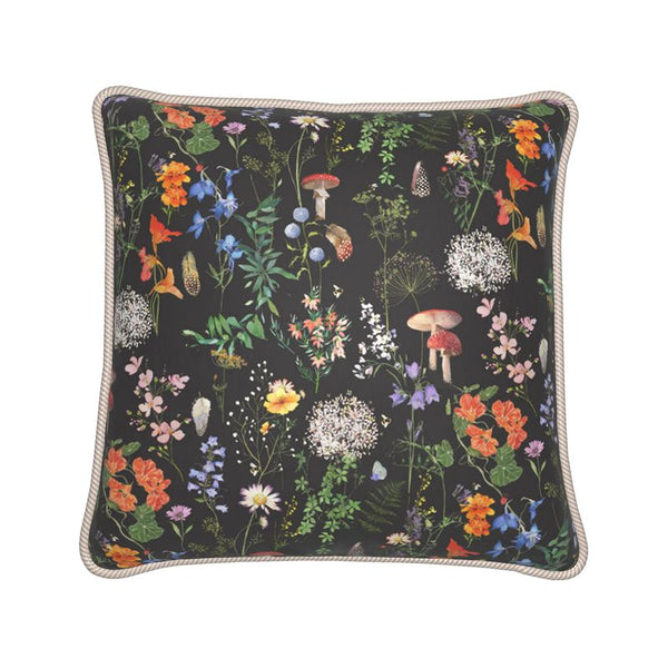 Wild Walk Silk Cushion - Blush Pink