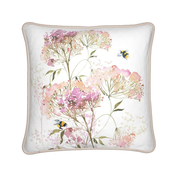 Wild Meadow Silk Cushion