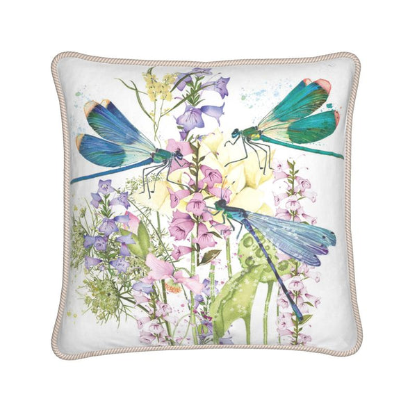 Art of Nature Dragonfly Silk Cushion