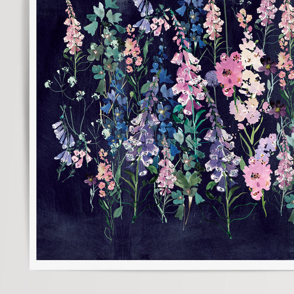 Large Moonlit Foxgloves