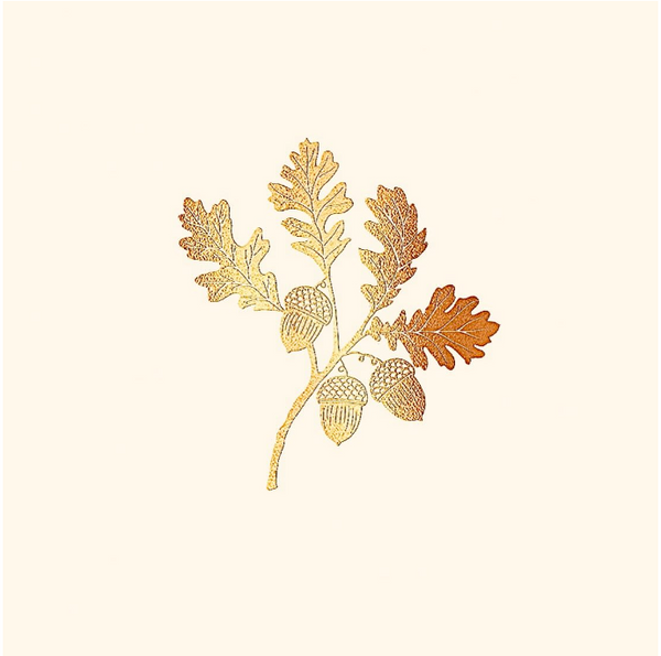 Gold Oak Leaf