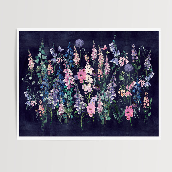 Large Moonlit Foxgloves