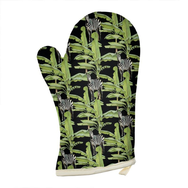 Tropical Zebras Oven Glove