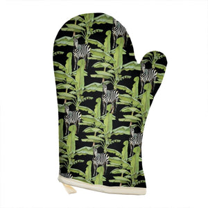Tropical Zebras Oven Glove