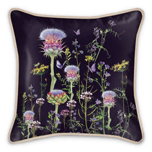 Load image into Gallery viewer, Artichoke Thistle Silk Cushion