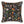 Wild Walk Silk Cushion - Dusky Black