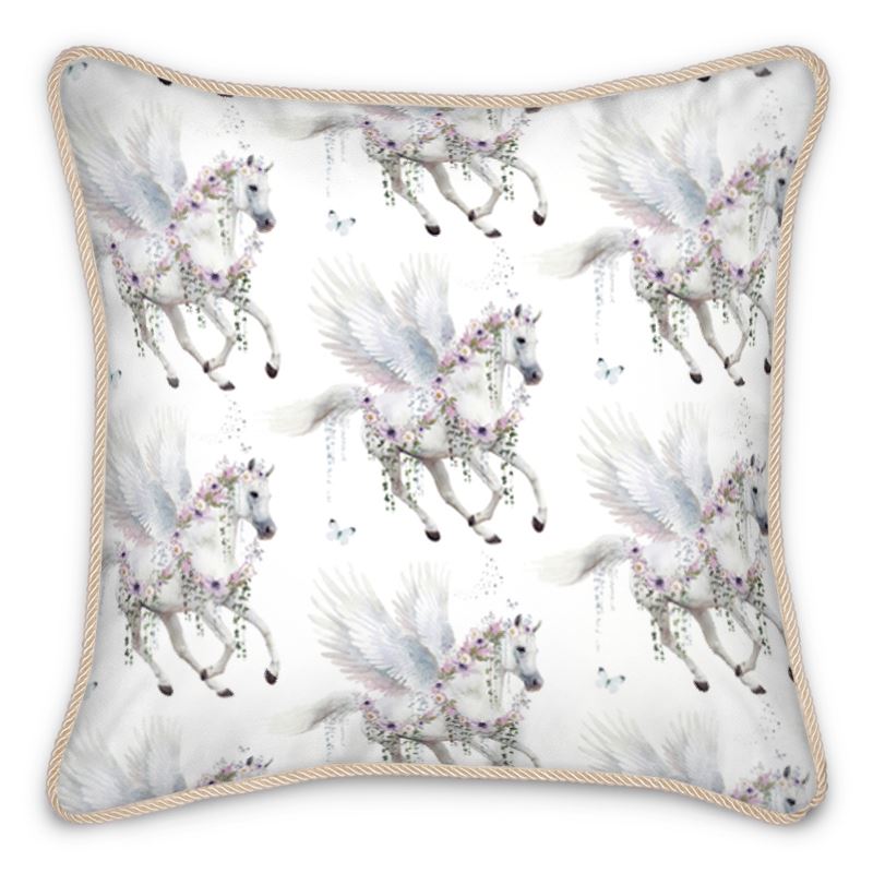 Pegasus Silk Cushion