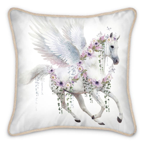 Single Pegasus Silk Cushion