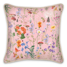 Load image into Gallery viewer, Wild Walk Silk Cushion - Blush Pink