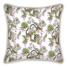 Load image into Gallery viewer, Lemurs Silk Cushion