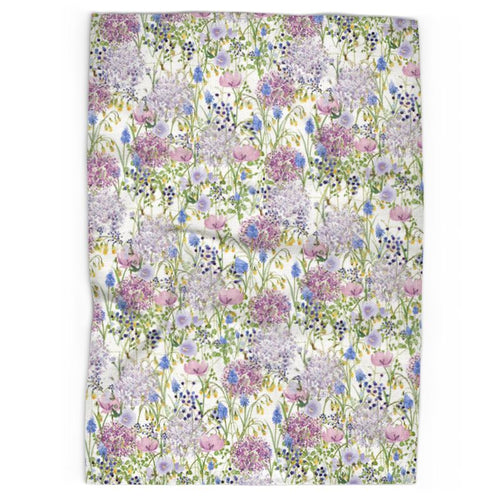 Allium Floral Tea Towel