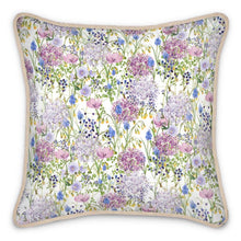 Load image into Gallery viewer, Allium Floral Silk Cushion