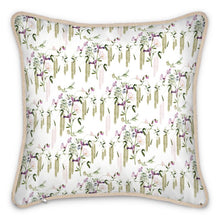 Load image into Gallery viewer, Allium Floral Silk Cushion