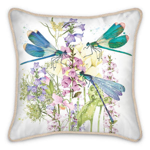 Art of Nature Dragonfly Silk Cushion