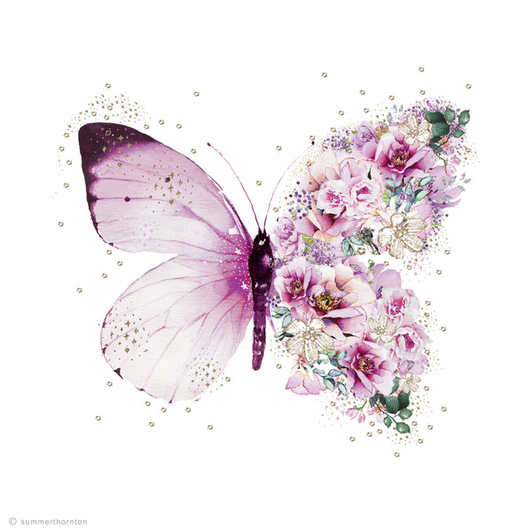 Floral Butterfly Print