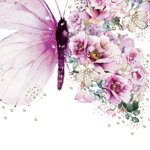 Floral Butterfly Print