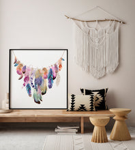 Load image into Gallery viewer, Feather Garland Print - Limited Edition