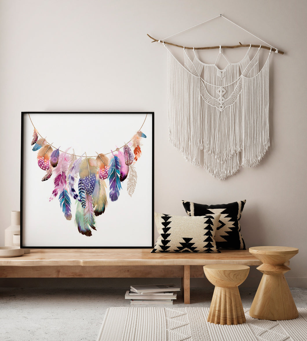 Feather Garland Print - Limited Edition