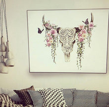 Load image into Gallery viewer, Vintage Rose Skull Print - Limited Edition