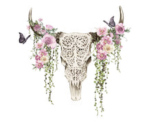 Load image into Gallery viewer, Vintage Rose Skull Print - Limited Edition